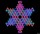Kolam Meets Penrose V (PRT_8919_72726) - Canvas Art Print - 12in X 12in