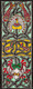 Madhubani Peacock 13 (FR_1523_72644) - Handpainted Art Painting - 11in X 30in