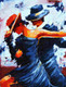 Dancing Couple (PRT_8645_72839) - Canvas Art Print - 18in X 24in