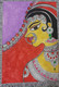 Indian beauty (ART_8779_72597) - Handpainted Art Painting - 8in X 12in
