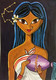 The Aquarius Girl (PRT_7696_51102) - Canvas Art Print - 6in X 8in