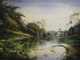 The lake (ART_3523_60978) - Handpainted Art Painting - 24in X 18in