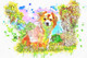 Dog 1  (PRT_7809_72969) - Canvas Art Print - 26in X 17in