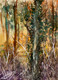 Jungle (ART_8841_72905) - Handpainted Art Painting - 9in X 12in