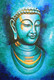 Lord Buddha (ART_1522_73281) - Handpainted Art Painting - 24 in X 36in