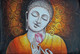 BUDDHA PAINTING (ART_3319_73444) - Handpainted Art Painting - 36in X 24in