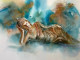 Sleep In Heavenly Peace (ART_8921_73767) - Handpainted Art Painting - 30 in X 22in