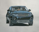 Range Rover Evoque 3D (ART_8874_73844) - Handpainted Art Painting - 12in X 10in