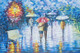 A RAINY DAY LANDSCAPE PAINTING (ART_3319_73725) - Handpainted Art Painting - 36in X 24in
