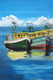 Vizag harbour (ART_329_73859) - Handpainted Art Painting - 24in X 36in