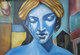 Krisna (ART_8775_73927) - Handpainted Art Painting - 26in X 18in