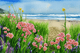 Beach flowers (PRT_8991_74375) - Canvas Art Print - 11in X 7in