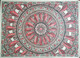 The Life Chakra - Madhubani Painting (ART_9002_74361) - Handpainted Art Painting - 30in X 22in