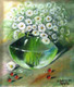 Smiling lilly pot (ART_5868_54296) - Handpainted Art Painting - 24in X 30in