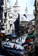 Busy Street (ART_8987_74769) - Handpainted Art Painting - 12in X 16in