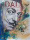 Sarvador Dali Painting Sarvador Dali Acrylic Painting On Canvas (ART_7555_74743) - Handpainted Art Painting - 18in X 24in