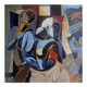 JOY OF DANCE 4 (ART_1033_74663) - Handpainted Art Painting - 20in X 20in
