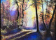 Enchanted Forest (ART_7615_74810) - Handpainted Art Painting - 22in X 16in
