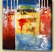 Abstract art, nonfigurative art, nonobjective art, and nonrepresentational art