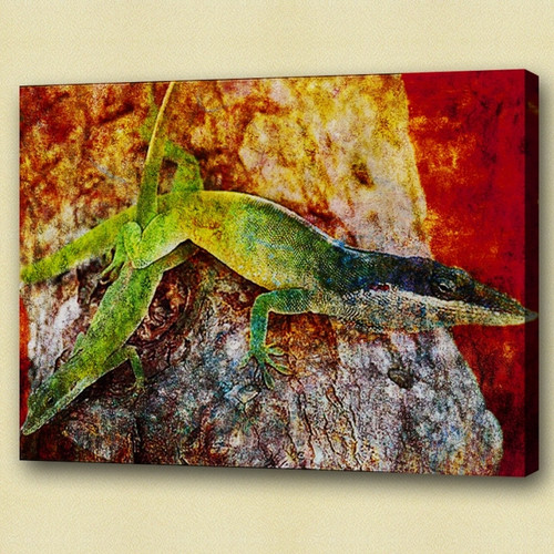 Buy Gecko - Abstract, Textured, Bold Painting Online | Fizdi