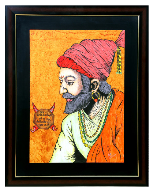 Chhatrapati Shivaji Maharaj Jayanti 2021 Photo of Shivaji Maharaj Rangoli  and Image made in half an acre from in Solapur | Shivaji Maharaj Jayanti  2021 : सोलापुरात शिवरायांना अनोखं अभिवादन, मुस्लिम तरुणाने ...