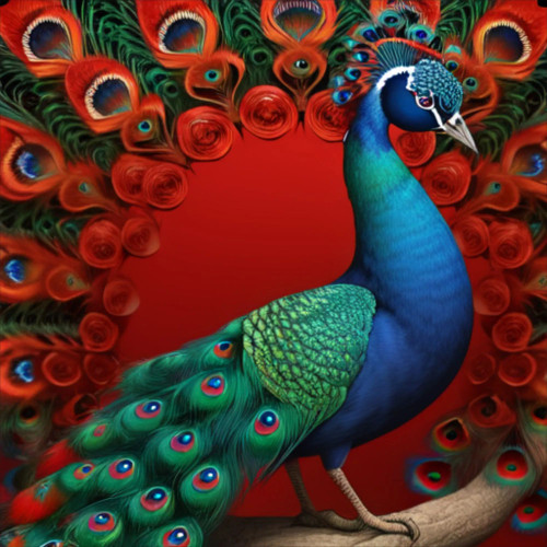 ★Original ART  ‘Peacock’ 81oPpB1nwQL._UF350,350_QL80_.jpg