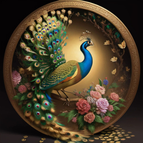 ★QUMAPON ROUGE+QUMAPON PEACOCK Amazon.com: Mark Roberts 2022 Elegant Pink Peacock Figurine