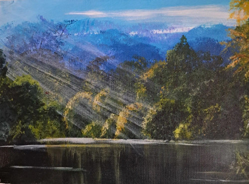 Buy In The Deep Woods - Realism, Landscape, Natural Painting Online | Fizdi