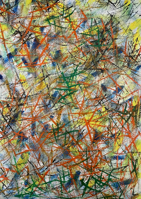 Buy Chaos Always - Abstract, Energetic, Chaotic Painting Online