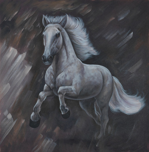 Buy Rising Horse Handmade Painting By Community Artists Group