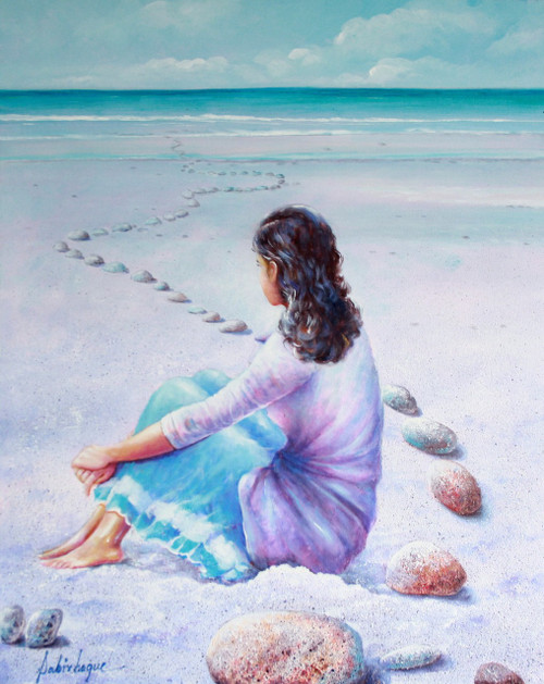 Buy Dream Composition Handmade Painting By Sabir Haque Code