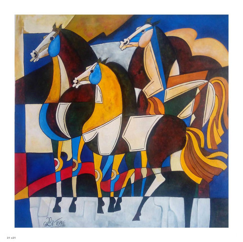 Buy Horse 2 Handmade Painting By Paresh More Code Art 1033 16231