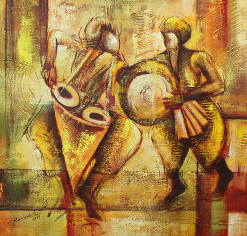 Buy Indian Musical Art 07 - Abstract, Modern, Cultural Painting