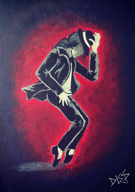 Buy Michael Jackson Handmade Painting By Dimpana Raju Code