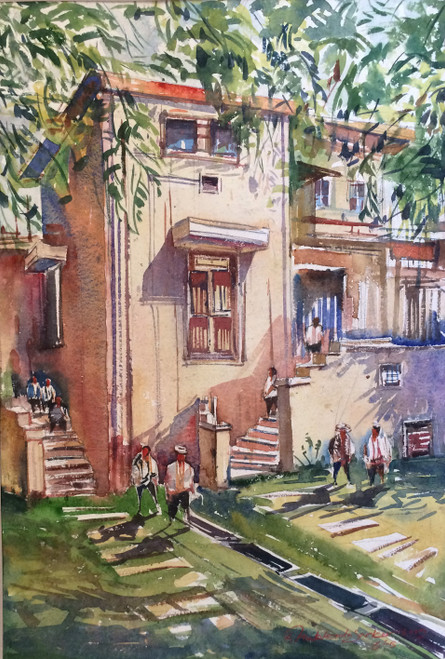 Buy Buy Genuine Painting Chettinad Tamil Nadu India Handmade