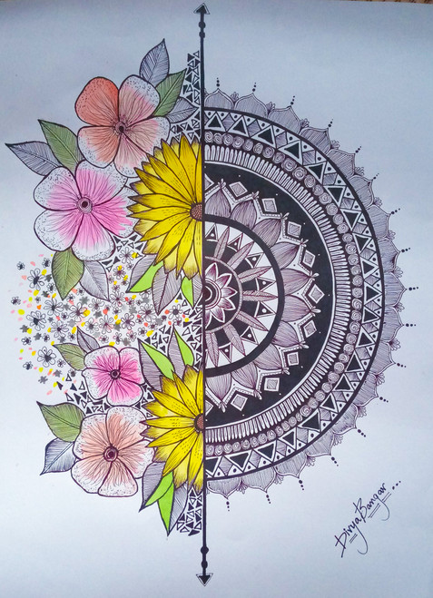 Pin by abby throne on drawings | Mandala art, Mandala pattern, Mandala  design pattern