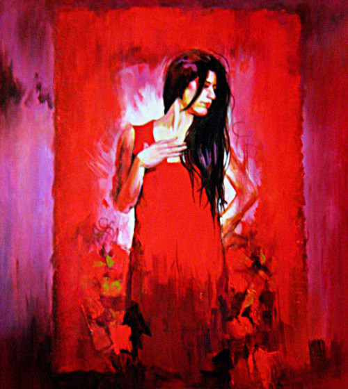 Buy Red Desire By Vekkas Mahalley Rs 7190 Code Art Vsmy86 2428 Shop Art Paintings Online In India