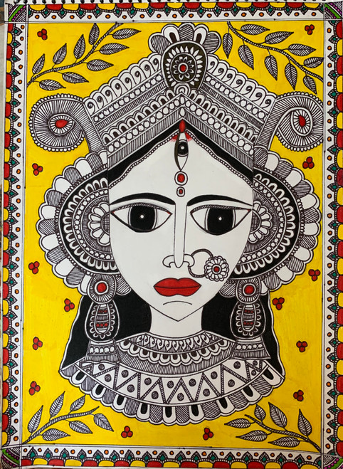 Art Gallery Madhubani Painting - 👉Stylish beautiful painting of peacock.  This product is handcrafted by Art Gallery Madhubani Painting. It will  enhance the decor of your home. ✓Excellent Color & Detailing ✓Premium