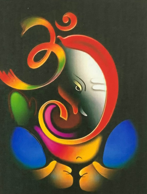 saf Ganesh Canvas 12 inch x 12 inch Painting Price in India - Buy saf Ganesh  Canvas 12 inch x 12 inch Painting online at Flipkart.com