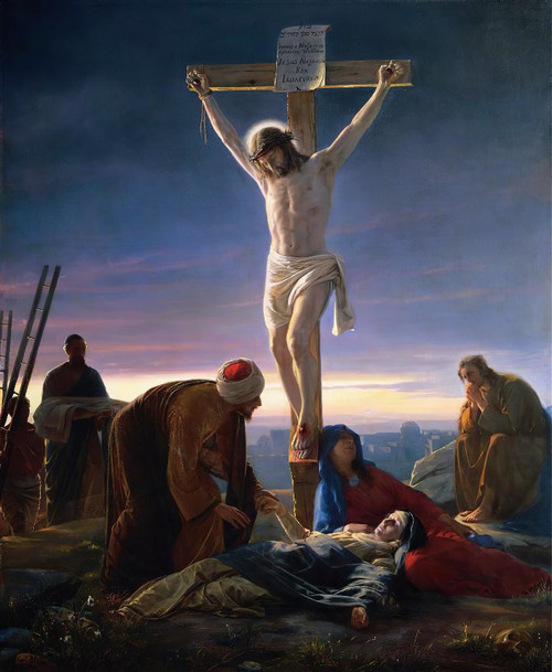 Buy Christ On The Cross - Religious, Realism, Classical Painting