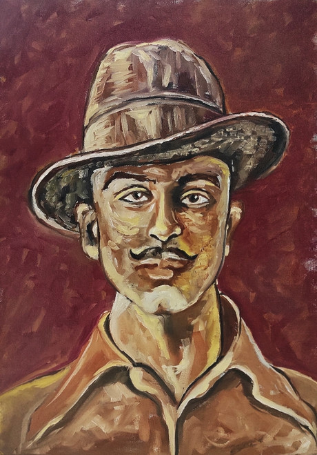 Bhagat Singh Canvas Print / Canvas Art by Vinay Jalla - Fine Art America