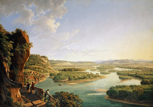 Buy View From The Isteinerklotz Up The Rhine Toward Basel - Realism ...