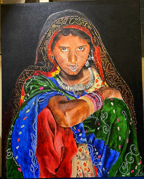 Buy Magic In My Eyes - Tribal Gujrat - Realist, Cultural, Vibrant ...