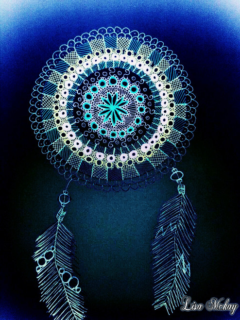 Buy Dream Catcher - Geometric, Abstract, Mystical Painting Online
