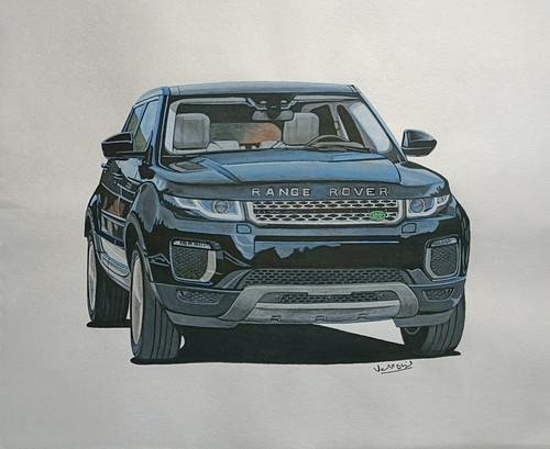 Buy Range Rover Evoque 3d - Realistic, 3d, Automotive Painting Online ...