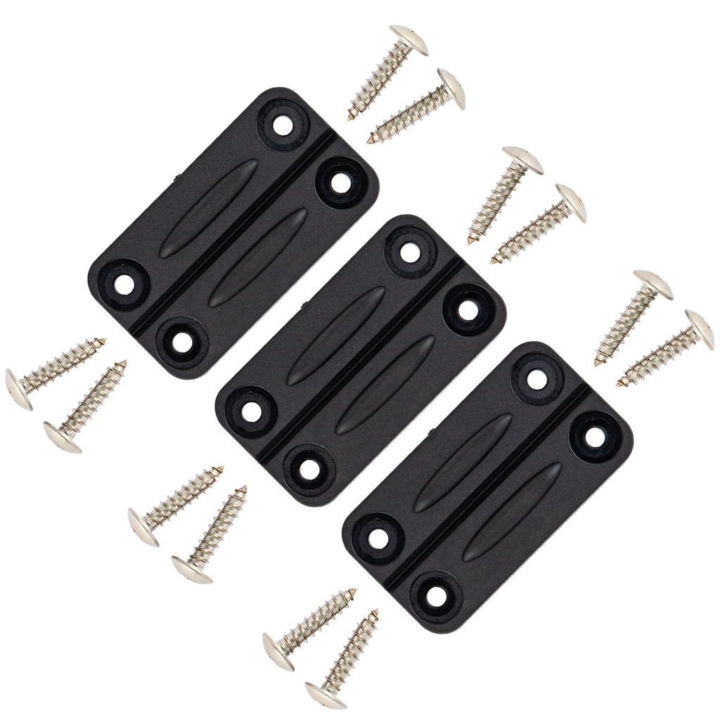 Cooler Hinges (black) - 3 Pk with screws for most Igloo coolers