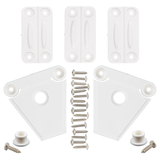 Cooler Repair Kit (white) - 3 hinges, 2 latches with posts and screws  for most Igloo coolers