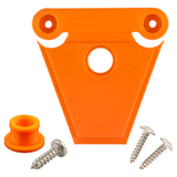 Cooler latches (orange) - 1 latch, post and screws for most Igloo coolers