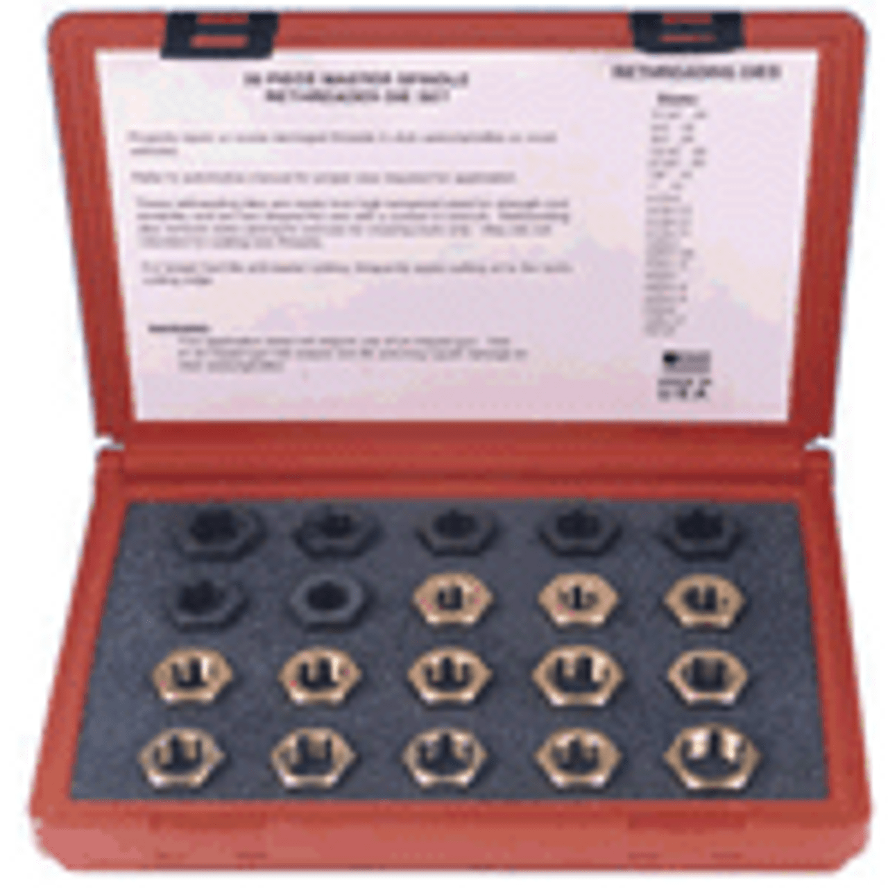 1 13/16" - 18 CARBON STEEL HEXAGONAL RE-THREADING DIE | North Bay Cutting Tools