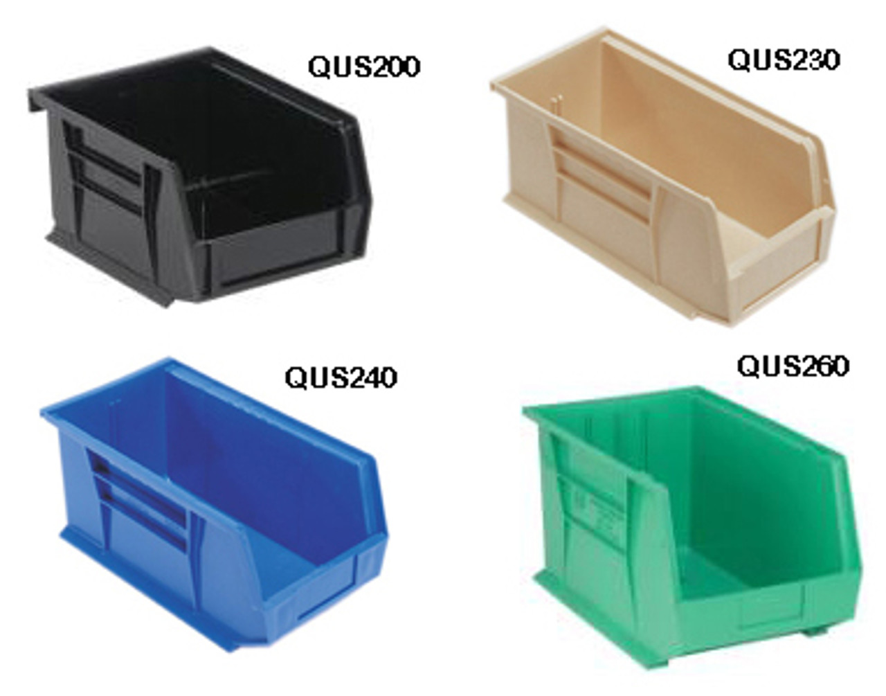 Quantum Storage QTB309 | 9 Compartment Tip Out Bin Ivory